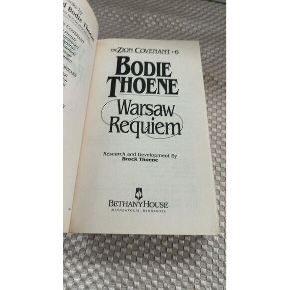 Warsaw  Requiem:  The Zion Covenant : Book 6  By Bodie Thoene 2000 - Picture 2 of 4
